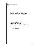 Preview for 1 page of Teikoku DynaPump LE Series Instruction Manual