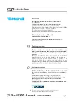 Предварительный просмотр 2 страницы TEINNOVA Filnet B300 Ultrasonic User Manual