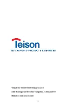 Preview for 16 page of Teison TS-EVC22-001S Manual