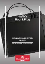 Предварительный просмотр 1 страницы TEJAS BORJA Roof&Plug SOLAR FLAT-5XL Installation And Safety Manual