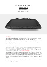 Preview for 2 page of TEJAS BORJA Roof&Plug SOLAR FLAT-5XL Installation And Safety Manual