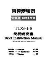 Tek Drive TDS-F8 Instruction Manual preview