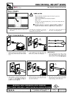 Preview for 4 page of TEKA ILLUMINATION BEACON WALL MOUNT Manual