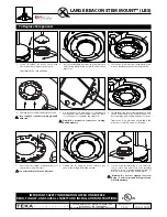 Preview for 3 page of TEKA ILLUMINATION LARGE BEACON STEM MOUNT Installation Instructions