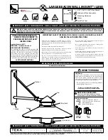 Preview for 1 page of TEKA ILLUMINATION LARGE BEACON WALL MOUNT Quick Manual