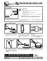 Preview for 2 page of TEKA ILLUMINATION LARGE BEACON WALL MOUNT Quick Manual