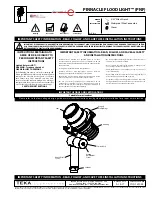 TEKA ILLUMINATION PINNACLE FLOODLIGHT Installation Instructions preview