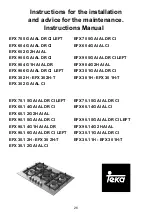 Предварительный просмотр 26 страницы Teka 112510006 User Manual