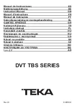 Teka 112930043 Instruction Manual preview