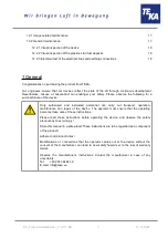 Предварительный просмотр 3 страницы Teka 201080205 Operating Instructions Manual