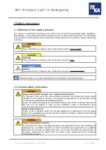 Предварительный просмотр 6 страницы Teka 201080205 Operating Instructions Manual