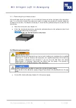 Предварительный просмотр 9 страницы Teka 201080205 Operating Instructions Manual