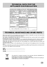 Preview for 29 page of Teka 40212001 Instructions For The Installation And Advice For The Maintenance