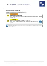 Preview for 17 page of Teka 98701 Operating Instructions Manual