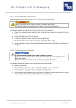 Preview for 23 page of Teka 98701 Operating Instructions Manual