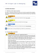 Preview for 6 page of Teka Airtech P10 Operating Instructions Manual