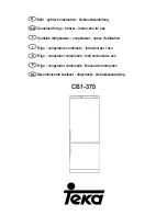 Preview for 1 page of Teka CB1-375 Instructions For Use Manual