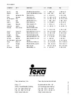 Preview for 34 page of Teka CG Lux -70 4G AI AL Installation And Maintenance Manual