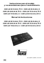 Teka CGW LUX 60 3G AI AL TR CI Instruction Manual preview
