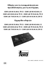 Предварительный просмотр 49 страницы Teka CGW LUX 60 3G AI AL TR CI Instruction Manual