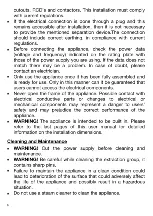 Preview for 6 page of Teka CLC 835 MC User Manual