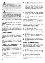 Preview for 72 page of Teka CLC 835 MC User Manual