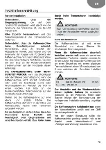 Preview for 75 page of Teka CLC 835 MC User Manual