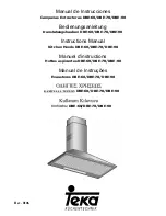 Teka DBE-60 Instruction Manual preview