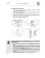 Предварительный просмотр 22 страницы Teka DW8 45 S User Instructions