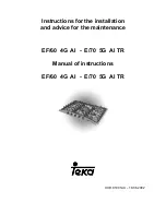 Teka E/70 5G AI TR Instruction Manual preview