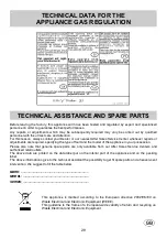 Предварительный просмотр 29 страницы Teka E1 EX 90.1 6G AI AL DR CI Instruction Manual