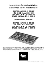 Teka EW 90 5G AI AL TR CI E1-ME Instructions For The Installation And Advice For The Maintenance preview