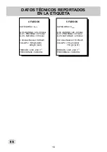 Предварительный просмотр 16 страницы Teka EWF 60 4G AI AL CI Instructions For The Installation And Advice For The Maintenance