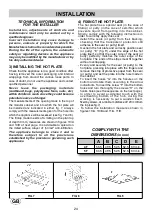 Предварительный просмотр 24 страницы Teka EWF 60 4G AI AL CI Instructions For The Installation And Advice For The Maintenance