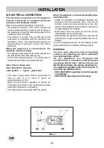 Предварительный просмотр 29 страницы Teka EWF 60 4G AI AL CI Instructions For The Installation And Advice For The Maintenance