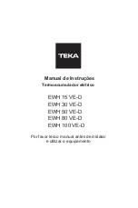 Preview for 15 page of Teka EWH 100 VE-D User Manual