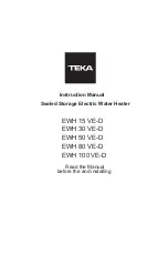 Preview for 28 page of Teka EWH 100 VE-D User Manual