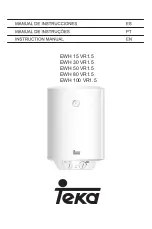 Preview for 1 page of Teka EWH 100 VR1.5 Instruction Manual