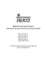 Preview for 2 page of Teka EWH 100 VR1.5 Instruction Manual