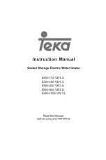 Preview for 33 page of Teka EWH 100 VR1.5 Instruction Manual