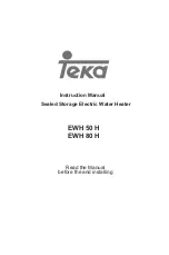 Preview for 31 page of Teka EWH 50 H Instruction Manual