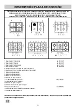 Предварительный просмотр 2 страницы Teka EX/60 3G AI AL TR CI E1 Instructions For The Installation And Advice For The Maintenance