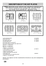 Предварительный просмотр 20 страницы Teka EX/60 3G AI AL TR CI E1 Instructions For The Installation And Advice For The Maintenance