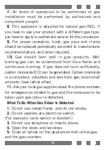 Preview for 13 page of Teka FS 502 4GG WH LPG User Manual