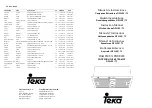 Teka GFH- 73 Instruction Manual preview