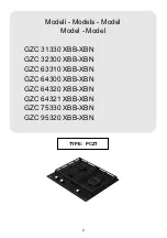 Preview for 2 page of Teka GZC 31330 XBB User Manual