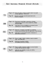 Preview for 3 page of Teka GZC 31330 XBB User Manual