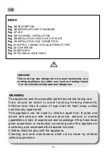 Preview for 24 page of Teka GZC 31330 XBB User Manual