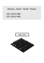 Предварительный просмотр 2 страницы Teka GZC 64300 XBN User Manual