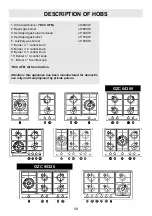 Предварительный просмотр 58 страницы Teka GZC 64300 XBN User Manual